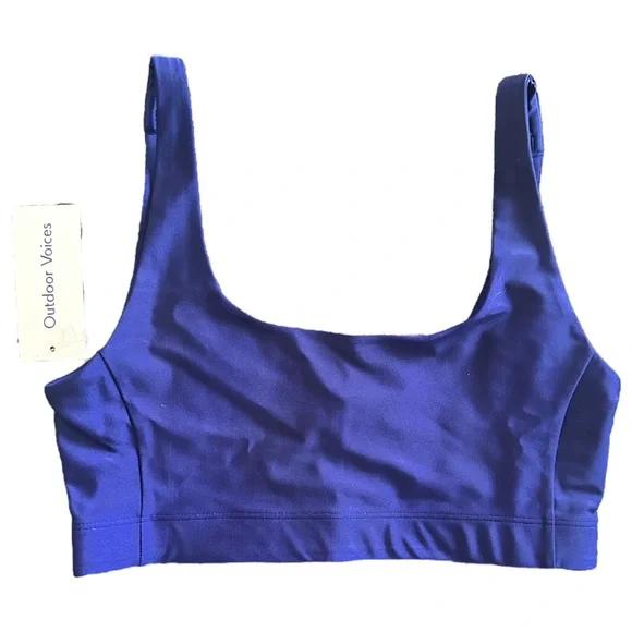 NWT Outdoor Voices Beam Bra in Midnight, size M - Picture 2 of 4